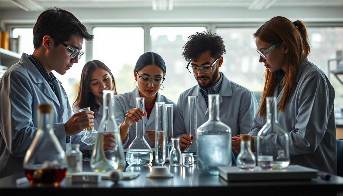 Student preparing for exams with study materials